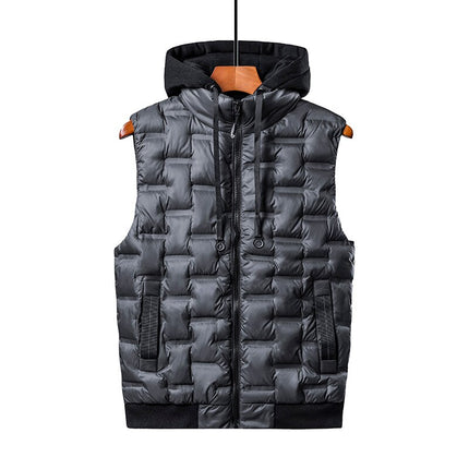 Men's Hooded Warm Vest - Wnkrs