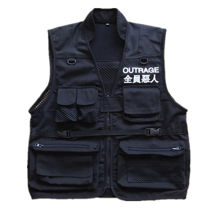 Men's Double-Breasted Vest with Multi-Pokets - Wnkrs