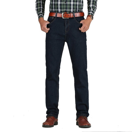 Men's High Waisted Thick Classic Jeans - Wnkrs