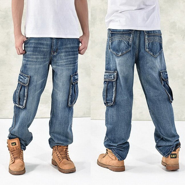 Men's Hip Hop Loose Jeans - Wnkrs