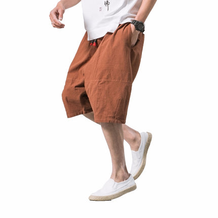 Men's Breathable Calf Length Elastic Waist Shorts - Wnkrs