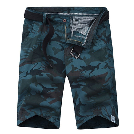 Camouflage Patterned Cargo Shorts - Wnkrs