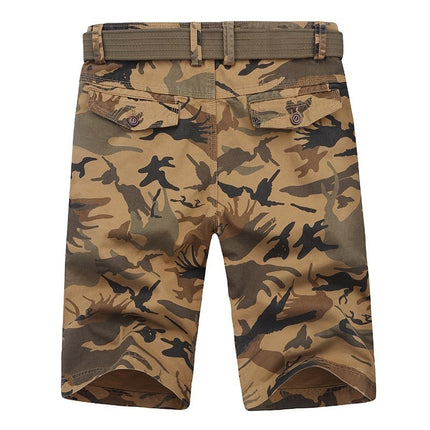 Camouflage Patterned Cargo Shorts - Wnkrs