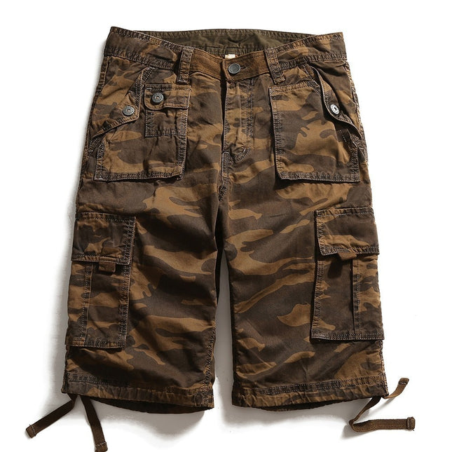 Men's Camouflage Casual Cotton Cargo Shorts - Wnkrs