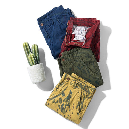 Men's Abstract Print Camping Shorts - Wnkrs