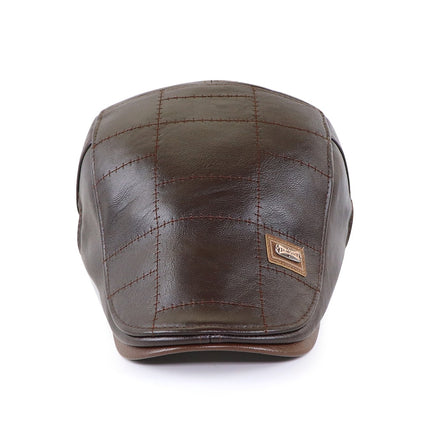 Men's Eco-Leather Newsboy Cap - Wnkrs