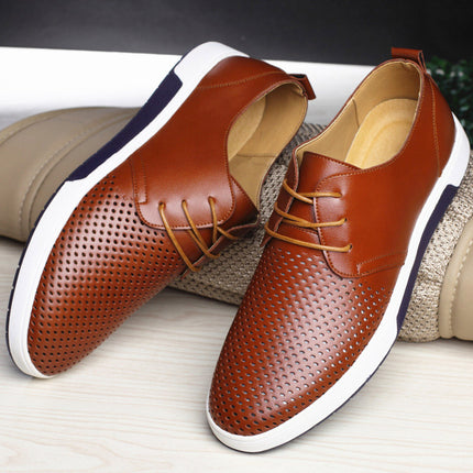 Elegant Summer Breathable Men's Shoes - Wnkrs