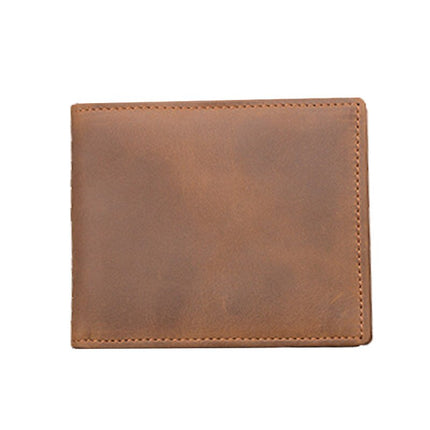 Men’s Vintage Compact Genuine Leather Wallet - Wnkrs