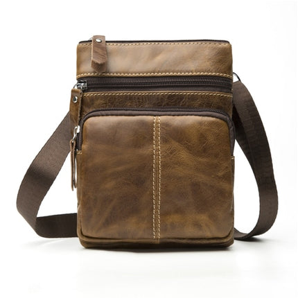 Men's Genuine Leather Crossbody Bag - Wnkrs