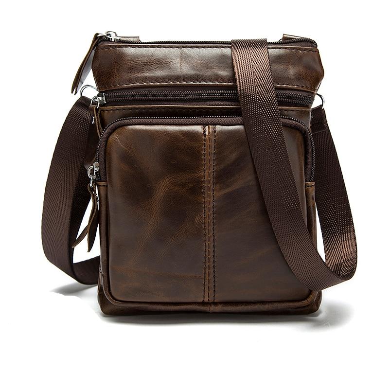 Men's Leather Messenger Bag