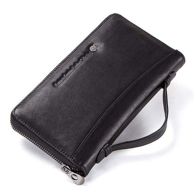 Men's Genuine Leather Wallet with Phone Pocket - Wnkrs