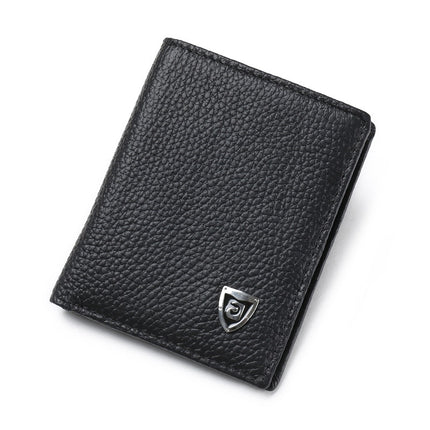 Men's Slim Mini Genuine Leather Wallet - Wnkrs