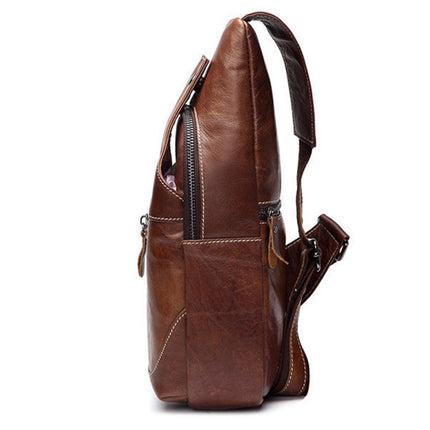 Genuine Leather Crossbody Bag - Wnkrs