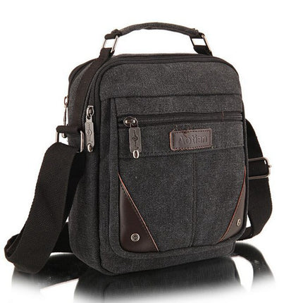 Men's Travel  Canvas Crossbody Bag - Wnkrs