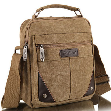 Men's Travel  Canvas Crossbody Bag - Wnkrs