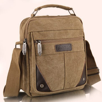 Men's Travel  Canvas Crossbody Bag - Wnkrs