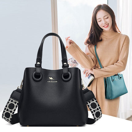 Women's Soft Solid Color Shoulder Bag - Wnkrs