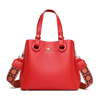 Women's Soft Solid Color Shoulder Bag - Wnkrs