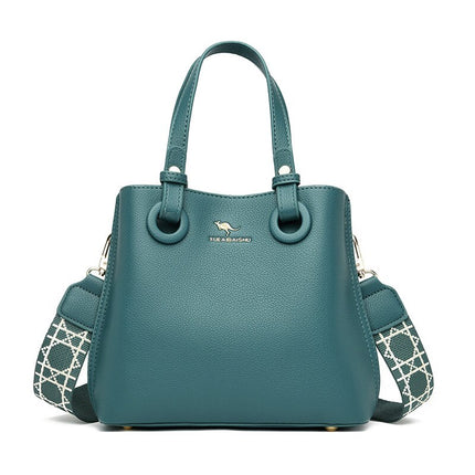 Women's Soft Solid Color Shoulder Bag - Wnkrs