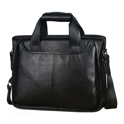 Business Styled Leather Handbag for Men - Wnkrs