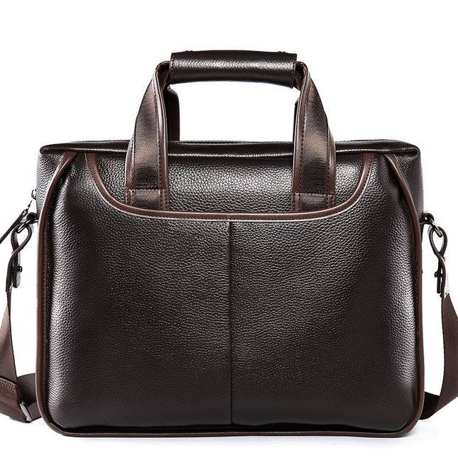 Business Styled Leather Handbag for Men - Wnkrs