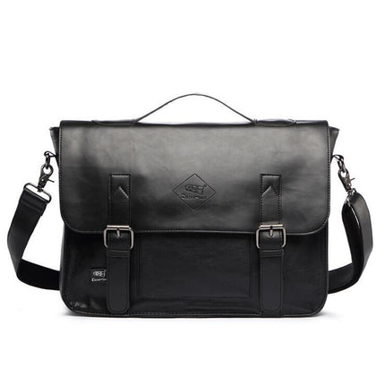 Men's Leather Briefcase - Wnkrs