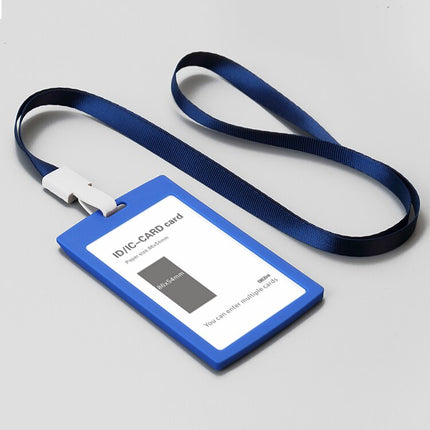 Multi-Color Strap Lanyard and Card Holder - Wnkrs