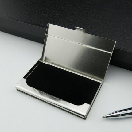 Men's Aluminum Leather Cardholder - Wnkrs