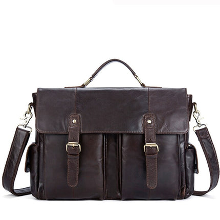 Men's Genuine Leather Briefcase - Wnkrs