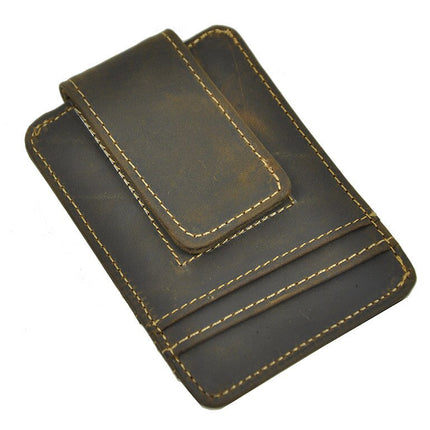 Leather Magnetic Money Clip - Wnkrs