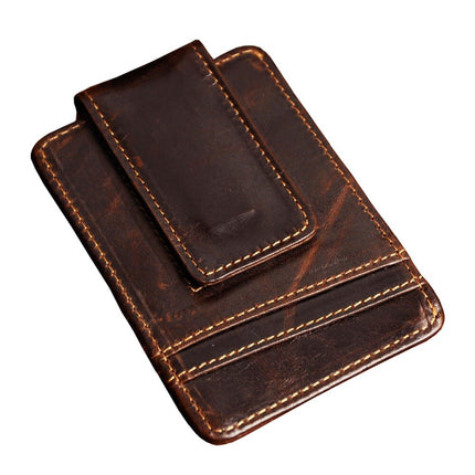 Leather Magnetic Money Clip - Wnkrs