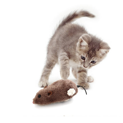 Cat's Plush Mouse Mechanical Toy - wnkrs