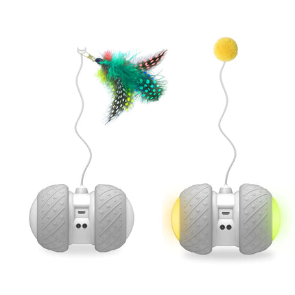 Feather Decorated Interactive Cat Toy - wnkrs