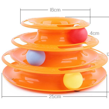 Cat Ball Track Tower Toy - wnkrs