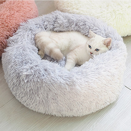 Round Plush Soft Bed for Pets - wnkrs