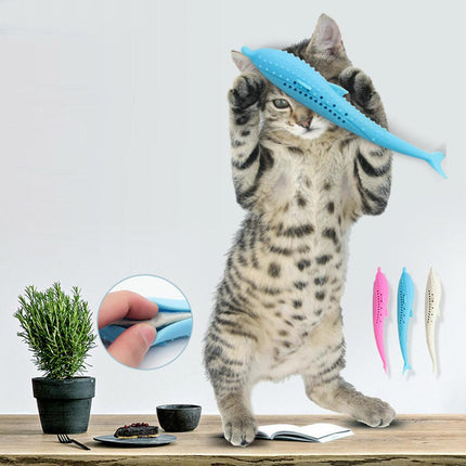 Fish Shaped Chewing Toy for Cats - wnkrs