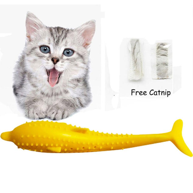 Fish Shaped Chewing Toy for Cats - wnkrs