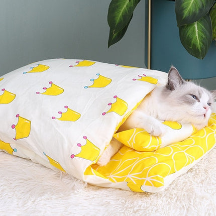 Warm Cat Sleeping Bag with Pillow - wnkrs