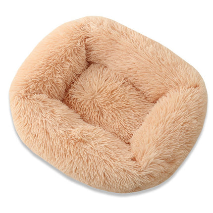 Dogs Long Plush Solid Bed - wnkrs