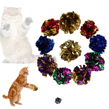 Multicolor Crinkle Ball for Cat - wnkrs