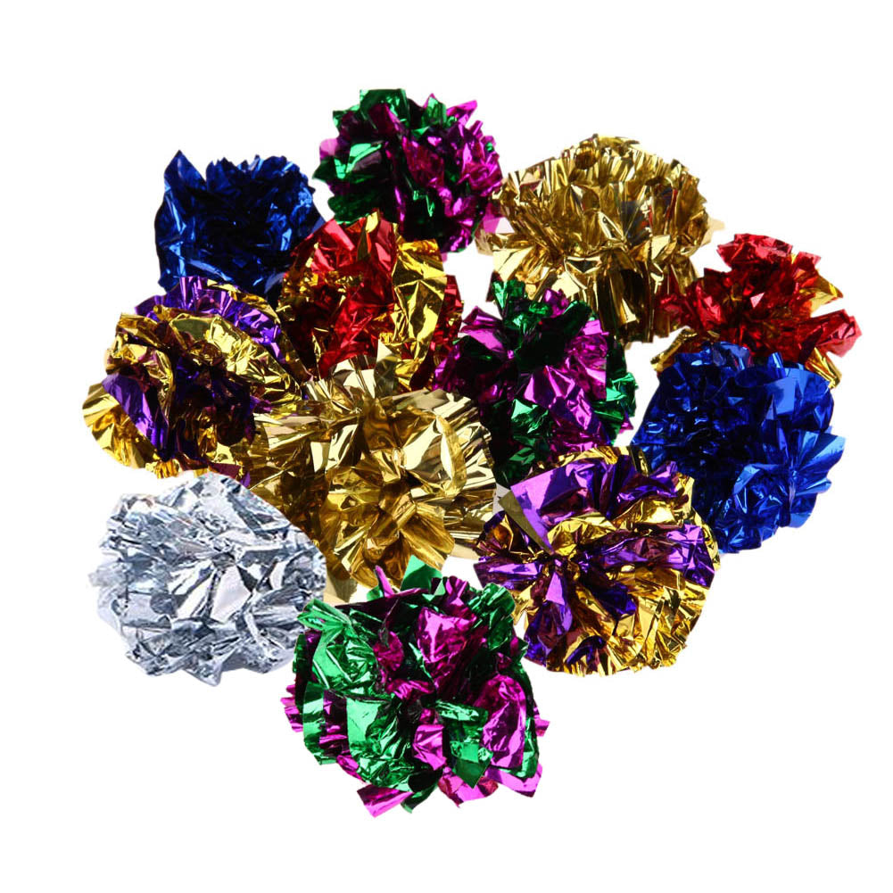 Multicolor Crinkle Ball for Cat