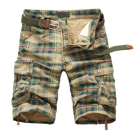 Men's Plaid Beach Shorts - Wnkrs