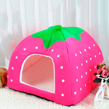 Compact Folding Berry-Shaped Pet House - wnkrs