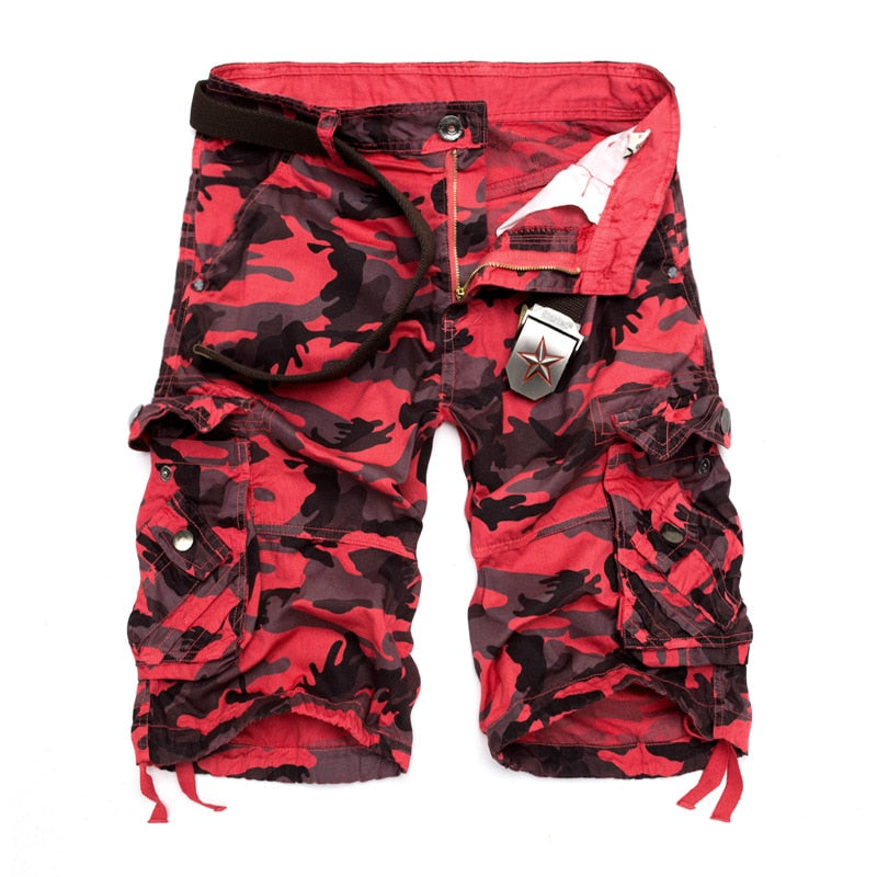 Men's Loose Camouflage Cargo Shorts