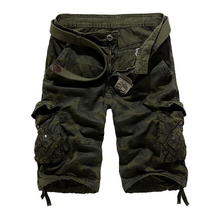 Men's Loose Camouflage Cargo Shorts - Wnkrs