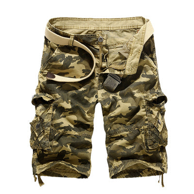 Men's Loose Camouflage Cargo Shorts - Wnkrs