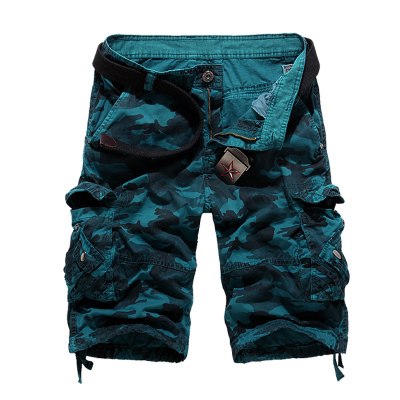 Men's Loose Camouflage Cargo Shorts - Wnkrs