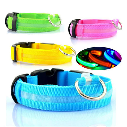 Dogs Nylon LED Collar - wnkrs