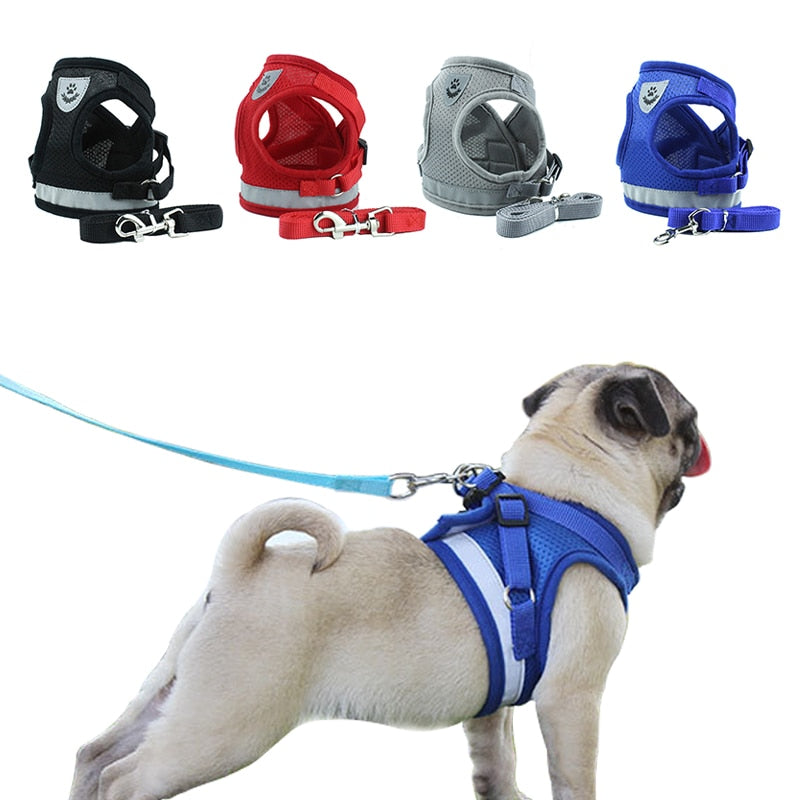 Pet's Adjustable Reflective Harness