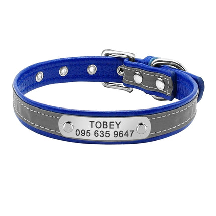 Pet Personalized Leather Collar - wnkrs